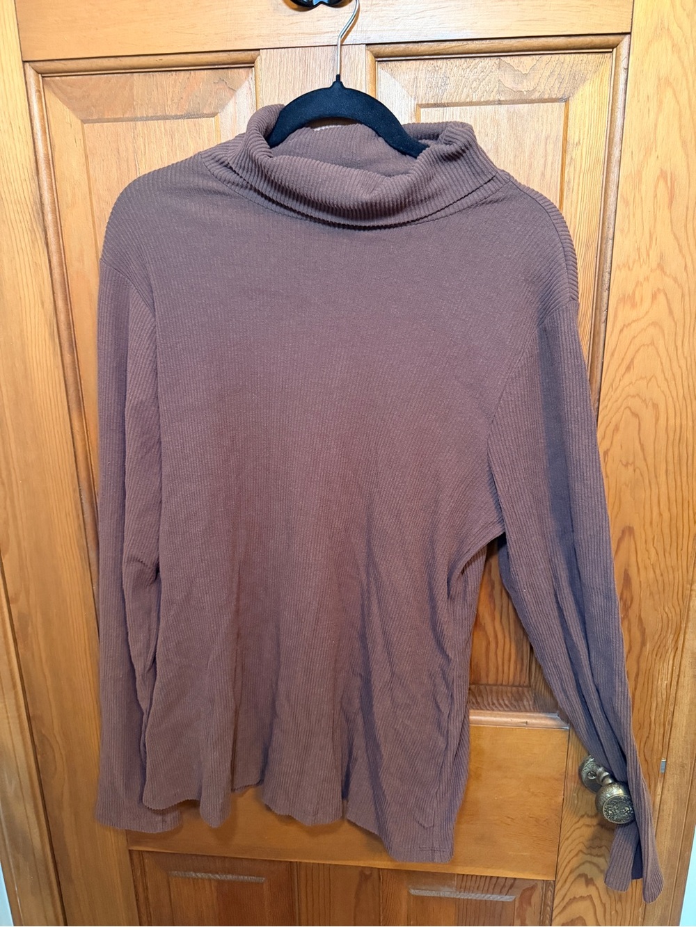 Old Navy Ribbed Cowl Neck Sweater in Brown